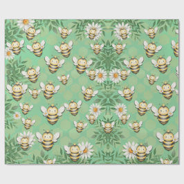 Little Buzz Bee Wrapping papper Presentpapper