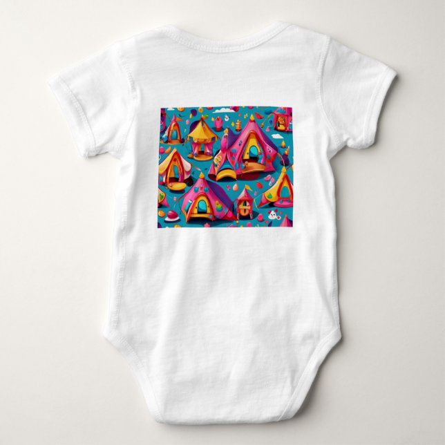 Little Camper Gad Tält T Shirt (Baksida)