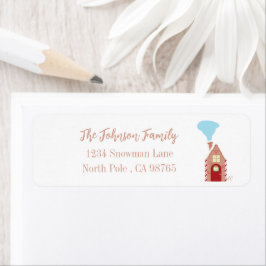 Little Candy House-adressetikett Returadress Etikett