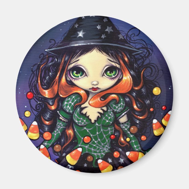 "Little Candy Witch" Magnet (Framsidan)