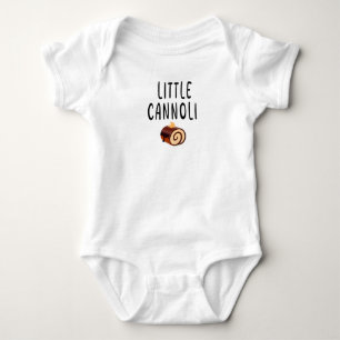 Little Cannoli Baby Pastry shirt, Hipster Baby T Shirt