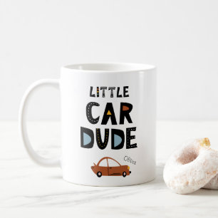 Little Car Boy First Namn Boy Kaffemugg