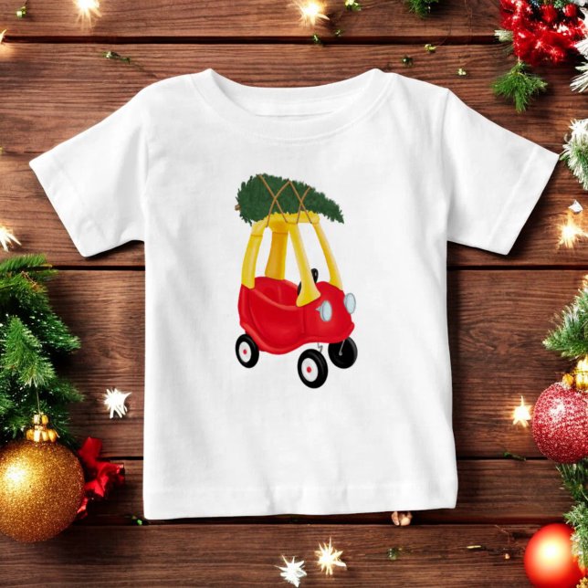 Little Car Helgdag 1st Birthday Party Boy T Shirt (Skapare uppladdad)