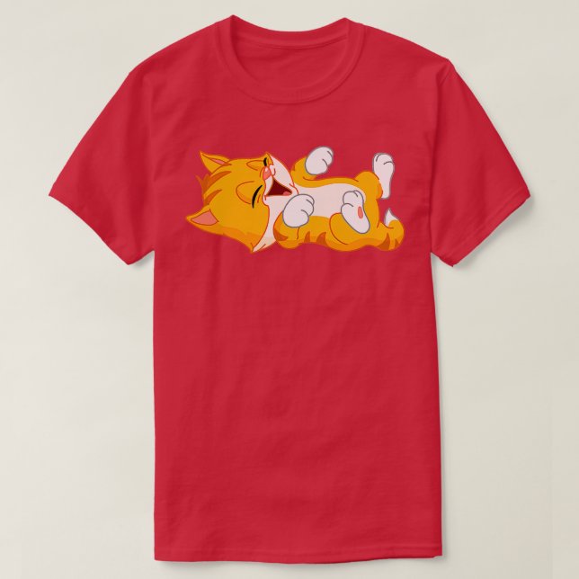 Little Cat Looking At You With Love  T Shirt (Design framsida)