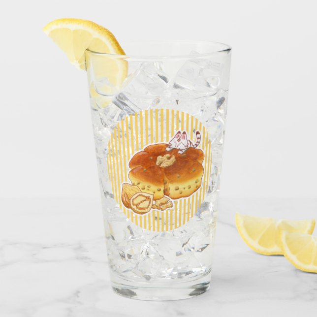 Little Cat & Walnut bread Glaskopp (Framsida Ice)