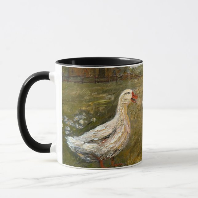 Little Chat: Whimsical Christmas Farm Animal Mugg (Vänster)
