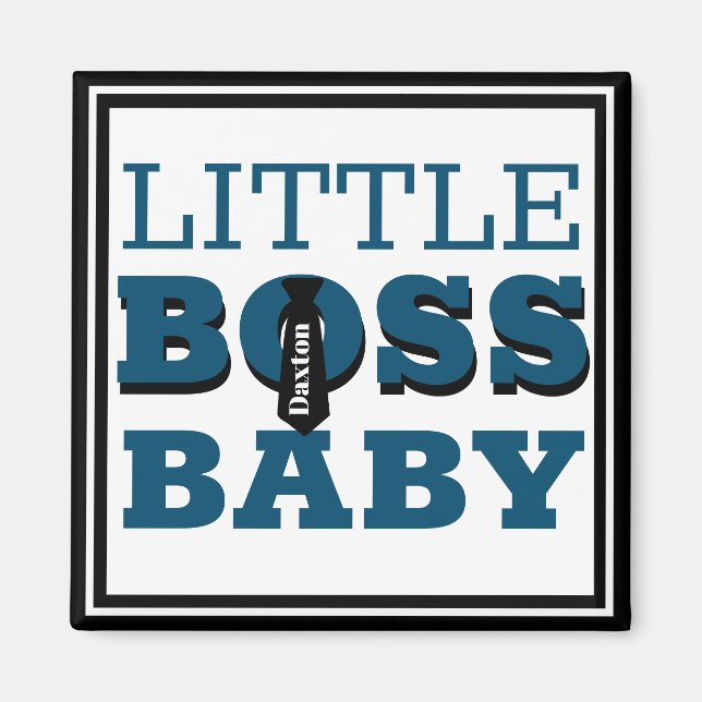 Little Chef Baby Personlig Magnet (Framsidan)