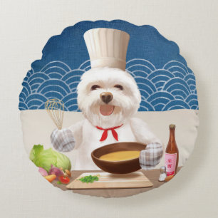 Little Chef Hund Rund Kudde