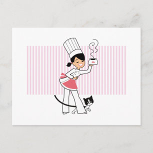 Little Chef Illustration på Vykort