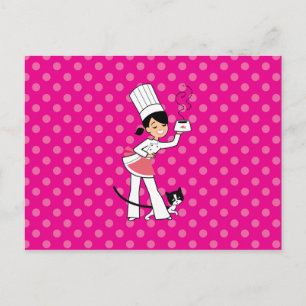 Little Chef Illustration på Vykort