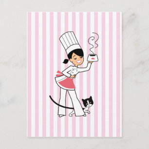 Little Chef Illustration på Vykort