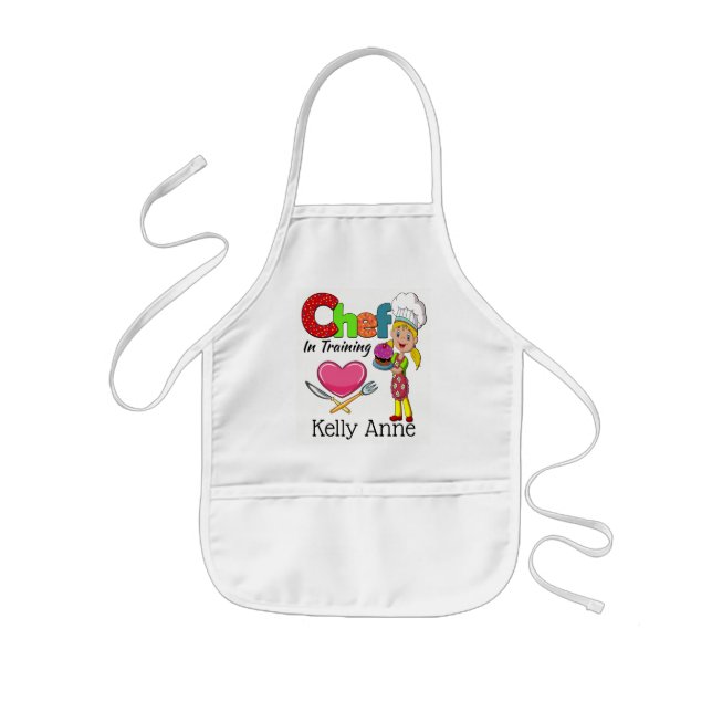Little Chef in Training Apron Barnförkläde (Framsidan)
