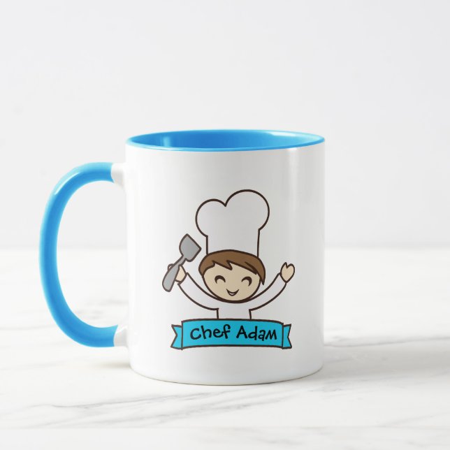 "Little Chef" Kids' Graphic Mug Mugg (Vänster)