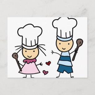 Little Chef Kids Vykort