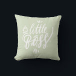 Little Chef Modern Calligraphy Mint Grönt Kudde<br><div class="desc">Lägg till ett litet royal charm till din dagis med den här personlig baby-kudden med "Little Chef" i modern kalligrafi, accentuerad med ett sött krona. Perfekt för spädbarn med stora personligheter innebär denna kudde ett bra tillskott till alla typer av förskoleplatser. Mjuk och bekväm, det är designat att öka baby...</div>