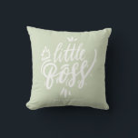 Little Chef Modern Calligraphy Mint Grönt Kudde<br><div class="desc">Lägg till ett litet royal charm till din dagis med den här personlig baby-kudden med "Little Chef" i modern kalligrafi, accentuerad med ett sött krona. Perfekt för spädbarn med stora personligheter innebär denna kudde ett bra tillskott till alla typer av förskoleplatser. Mjuk och bekväm, det är designat att öka baby...</div>