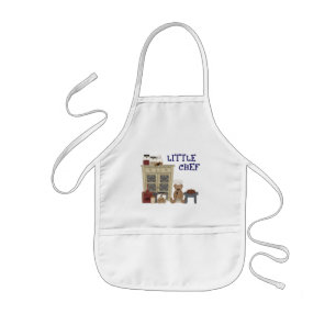 Little Chef Nalle Land Primitive Kitchen Barnförkläde