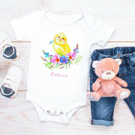 Little Chick Baby Bodykostym T Shirt