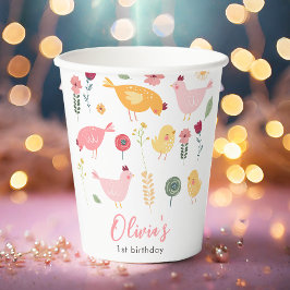 Little Chick Girl Farm Påsk Chicken Birthday