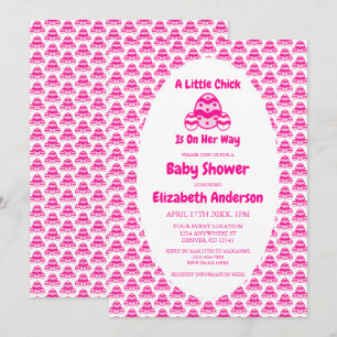 Little Chick Påsk Baby Shower Inbjudningar