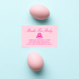 Little Chick Påsk Bokar for Baby Shower Tilläggskort