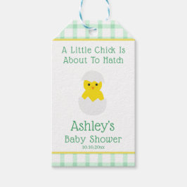 Little Chick To Hatch Gender Neutral Baby Shower Presentetikett
