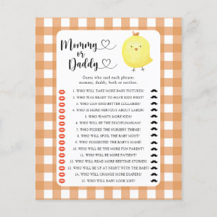 Little Chicken - mammas eller pappas baby shower s