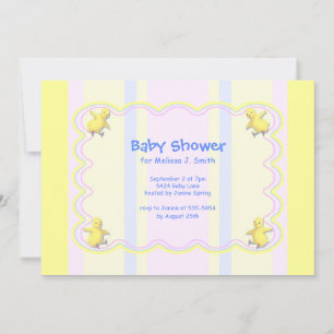 Little Chickens Baby Shower Inbjudningar