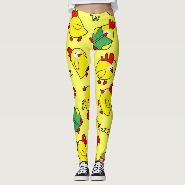 Little Chicky Chicky Leggings (Framsida)
