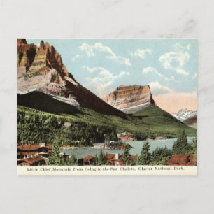 Little Chief Mountain, Glacier National Park, MT Vykort