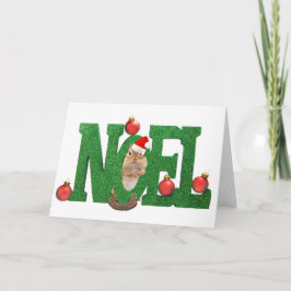 Little chipmunk Noel Helgkort