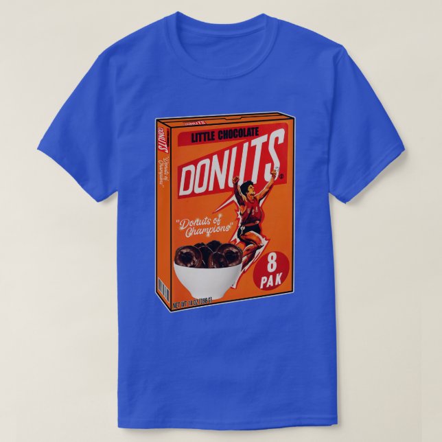 Little Chocolate Donuts Cereal T Shirt (Design framsida)