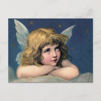 Little christmas angel helg vykort