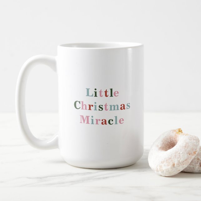 Little Christmas Miracle Grandma Grandmother Quote Kaffemugg (Med munk)