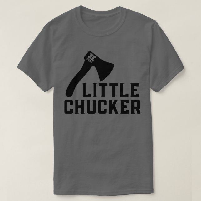 Little Chucker Ax kastar lustig Classic TShirt T Shirt (Design framsida)