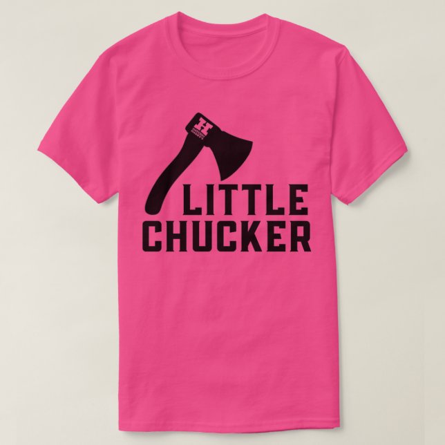 Little Chucker Ax kastar roligt 2 T Shirt (Design framsida)