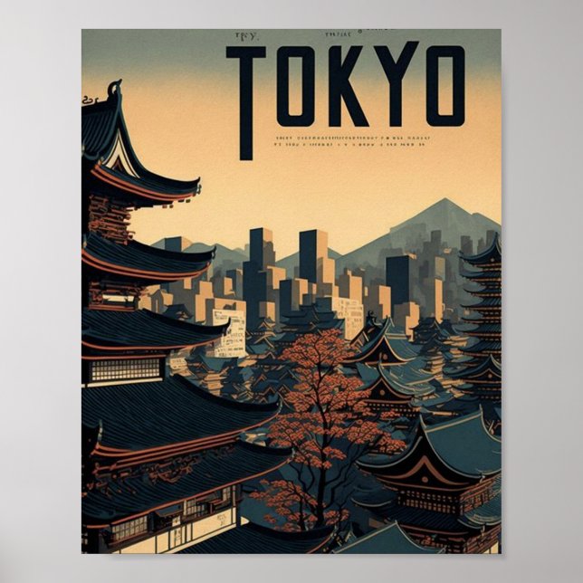 Little City of Tokyo Poster (Framsidan)