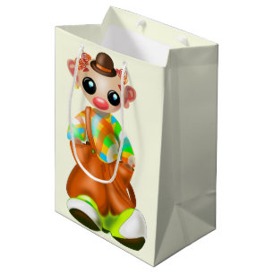 Little Clown Boy Gift Bag Circus