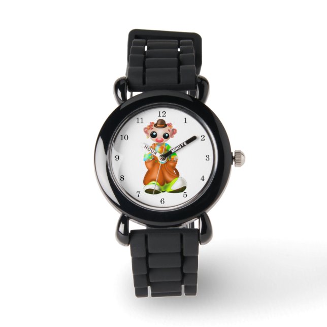 Little Clown Watch - Circus - Painting Armbandsur (Framsida)