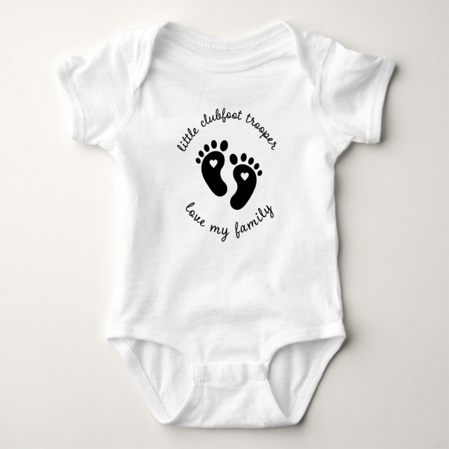 Little Clubfoot Trooper T Shirt (Framsida)