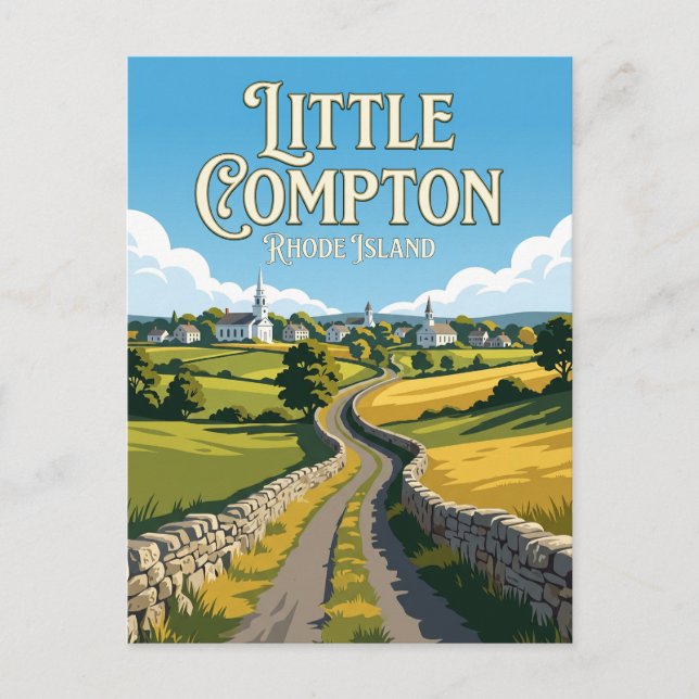 Little Compton, Rhode Island Vykort (Framsida)