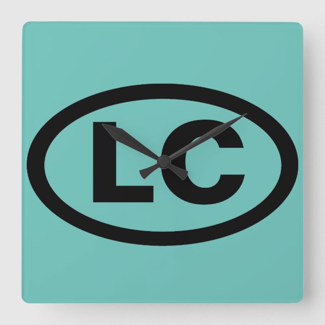 Little Compton, RI LC Fyrkantig Klocka (Framsida)