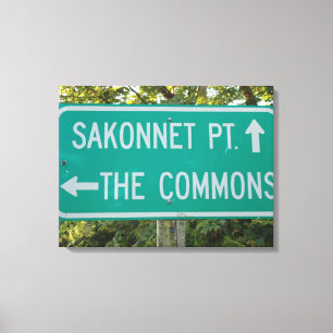 Little Compton, RI - Sakonnet Point, Commons Canvastryck