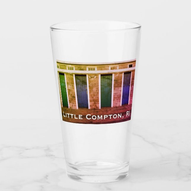 Little Compton, RI Summer Beach Cabanas (LC) Glaskopp (Framsida)