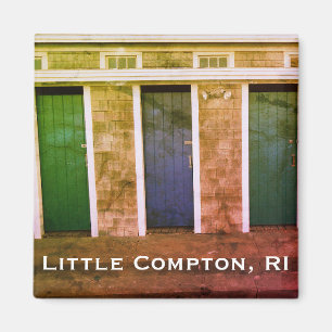 Little Compton, RI Summer Beach Lockers (LC) Magnet