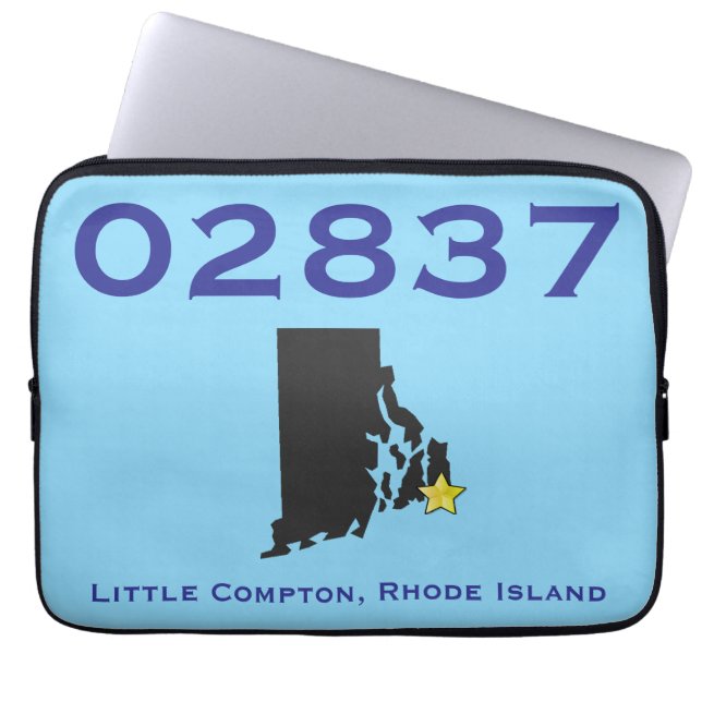 Little Compton, RI Zip Code - 02837 - Sakonnet, LC Laptop Fodral (Framsidan)
