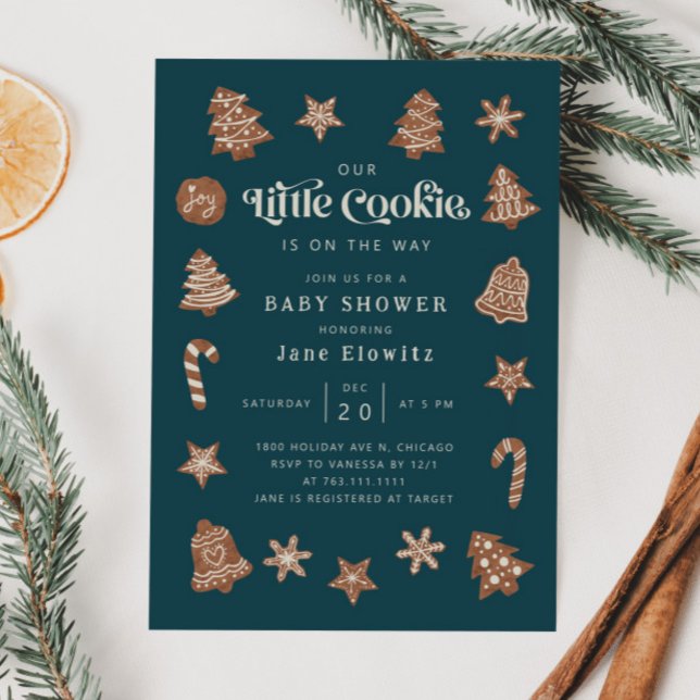 Little Cookie Baby Shower Gender Neutral Inbjudningar (Skapare uppladdad)