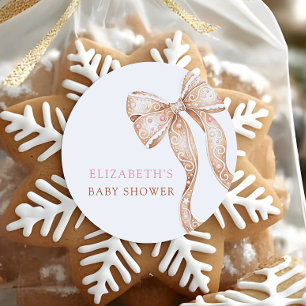 Little Cookie Baby Shower Stickers Runt Klistermärke