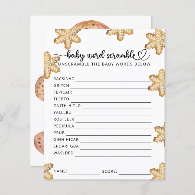 Little cookie - Baby-skam (Fram/baksida)