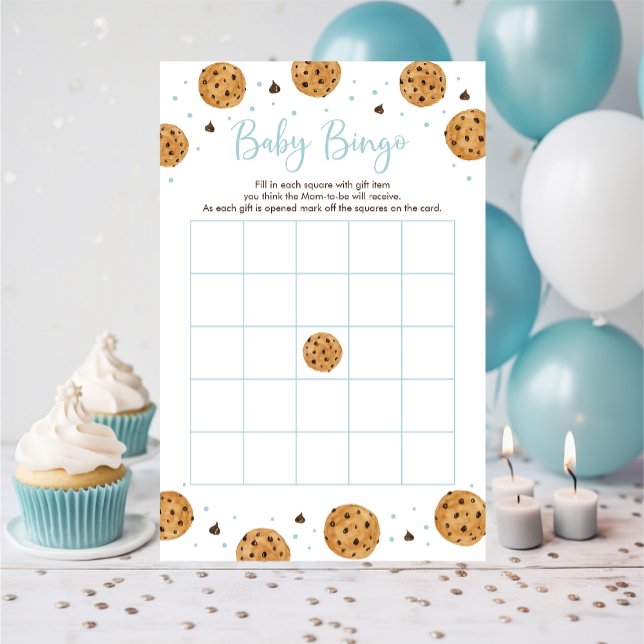 Little Cookie Blue Boy Shower Bingo Game (Skapare uppladdad)